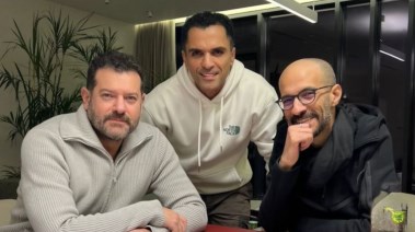 الفنان سامي الشيخ والفنان عمرو يوسف