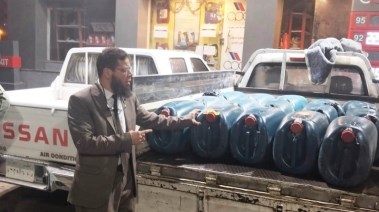 ضبط سولار وبنزين قبل تهريبه بأسوان