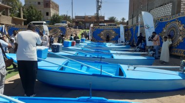 تسليم مراكب الصيد