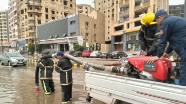 الحماية المدنية ببني سويف تواجه موجة الطقس السيئ بخطة طوارئ شاملة