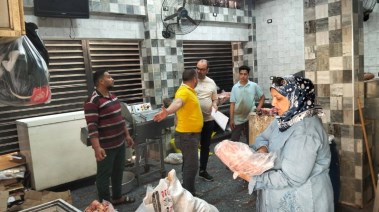 ضبط لحوم فاسدة وشكائر ملح مجهولة المصدر في حملة رقابية مكبرة ببني سويف