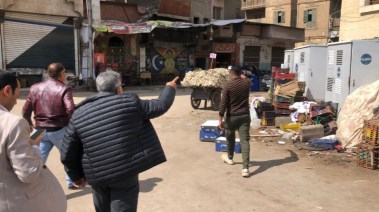 محافظ الدقهلية فى حمة على ميدان الشيخ حسنين