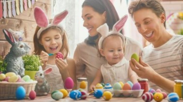 احتفال بشم النسيم في البيت 