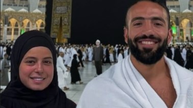 مريم عامر منيب وخطيبها الراحل عمرو ستين 