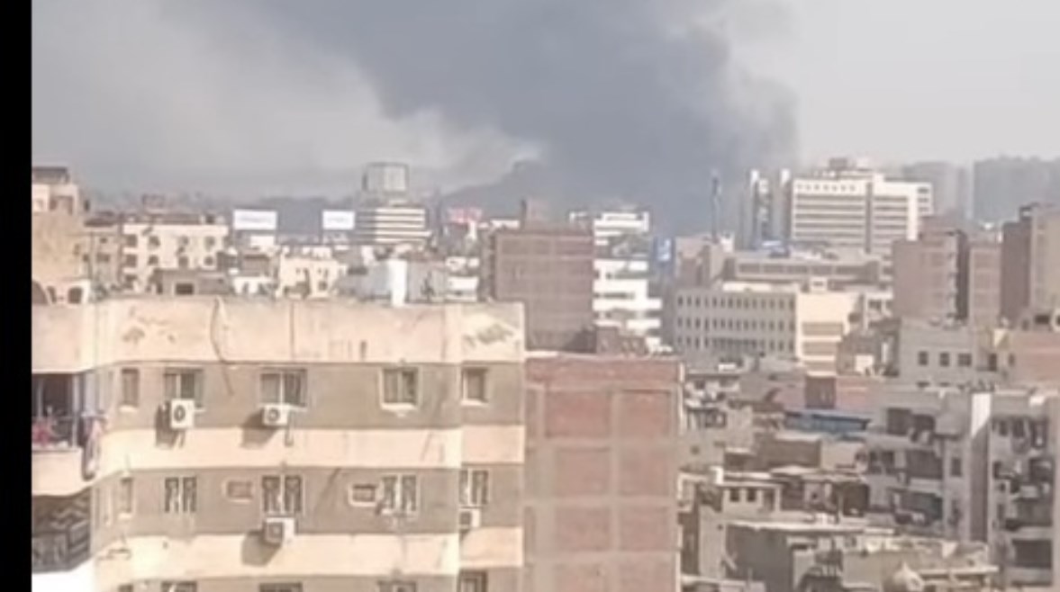 حريق مخزن خردة