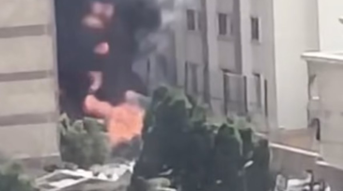 حريق مخزن خردة بمدينة نصر