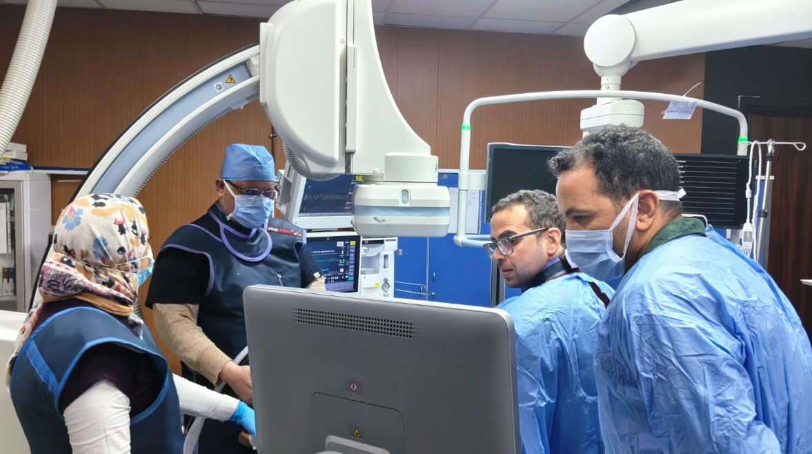 جانب من عمليات مستشفي طيبة 