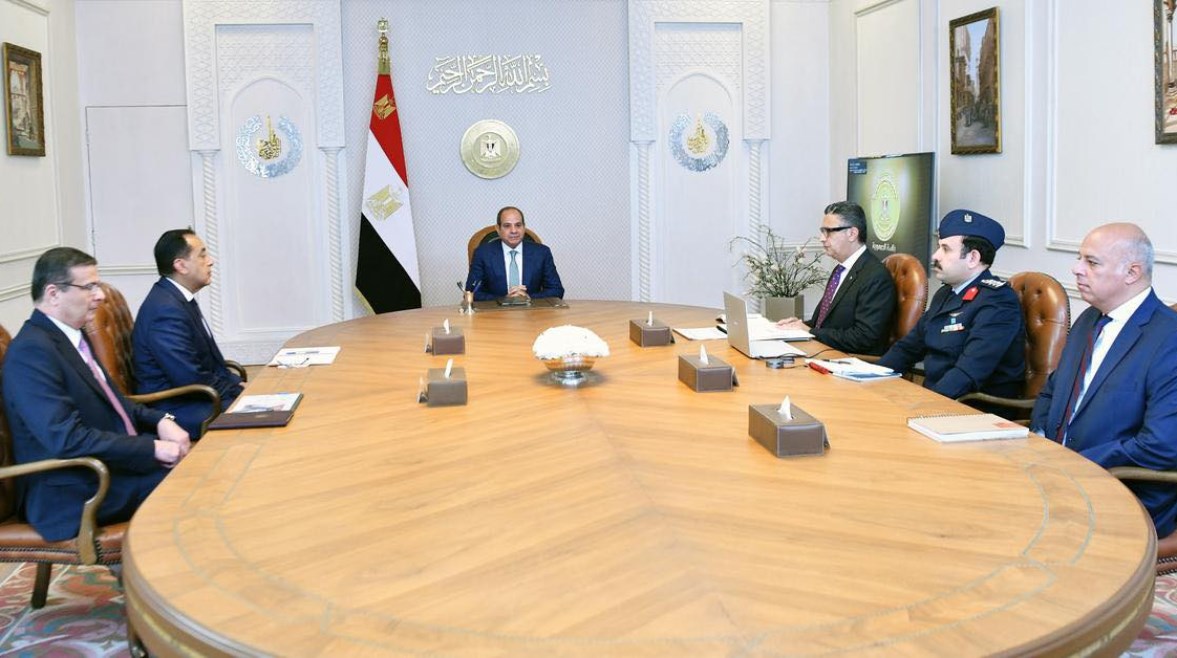 احتماع الرئيس السيسي اليوم