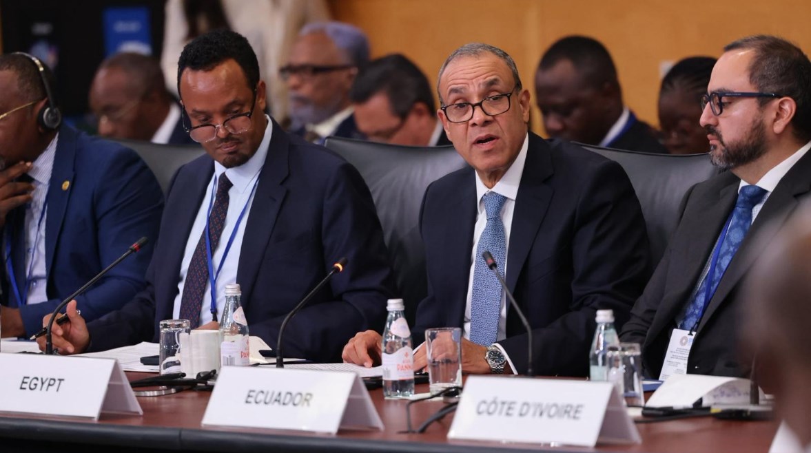 بدر عبد العاطي وزير الخارجية والتعاون الدولي