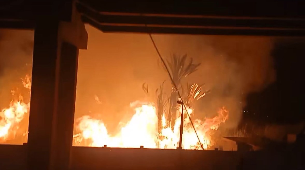 حريق المزرعة