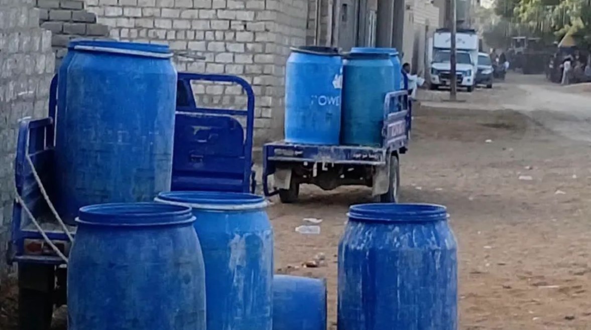 إعدام 2 طن ألبان مغشوشة بالمنيا 