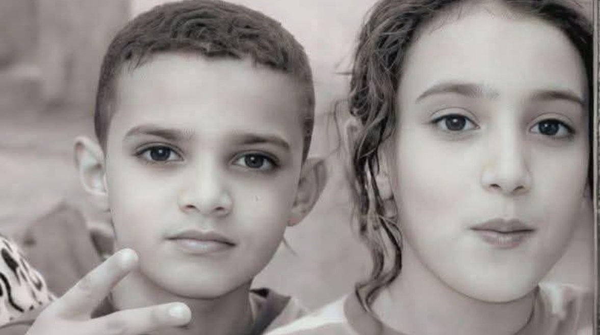 الطفلين محمد وحبيبة