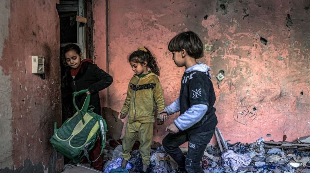 أطفال فلسطينيين