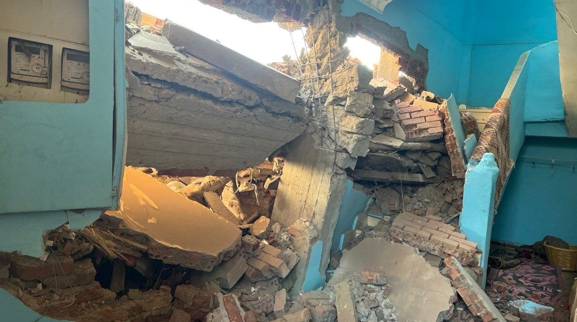  انهيار 4 منازل بالقليوبية