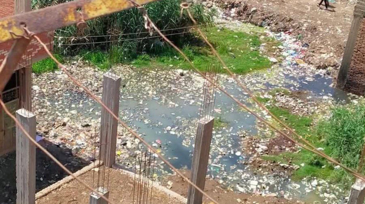 غرق منازل ببرشوم الصغرى بمياه الصرف