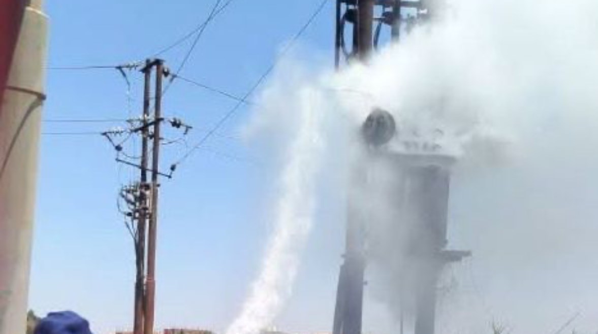 حريق محول كهربائي بالقليوبية 