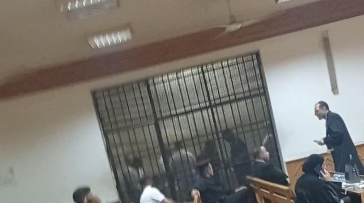 المتهم أثناء المحاكمة