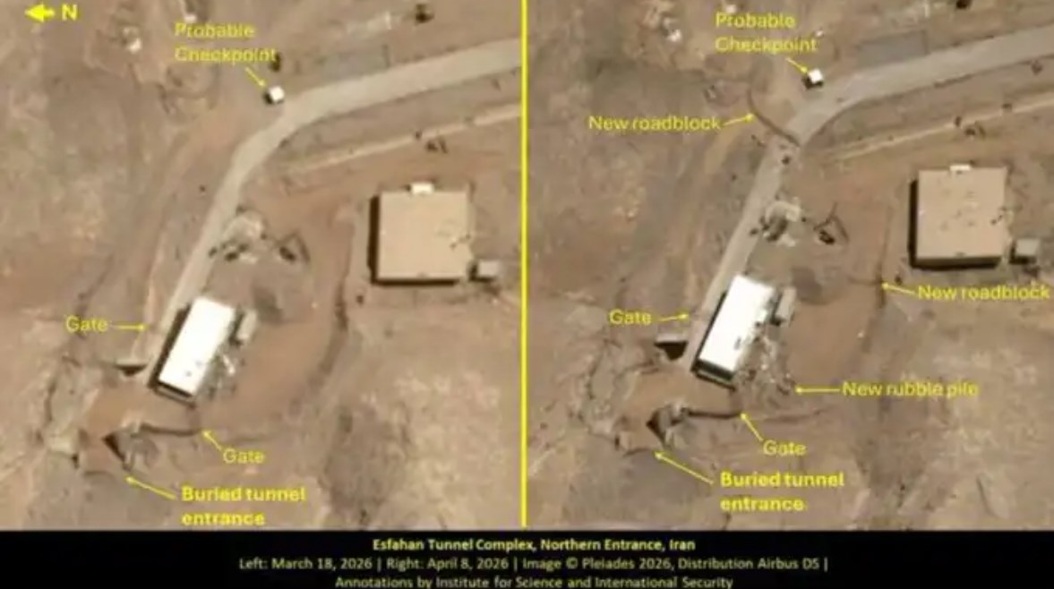 تحصينات إيرانية "غير مسبوقة" حول أنفاق أصفهان.. رصد فضائي يكشف خطة العزل فما حقيقة المنشأت وراء تلك السواتر