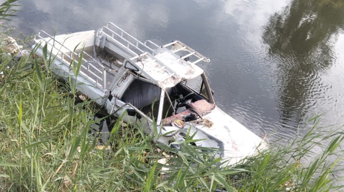 لقطة من موقع الحادث 