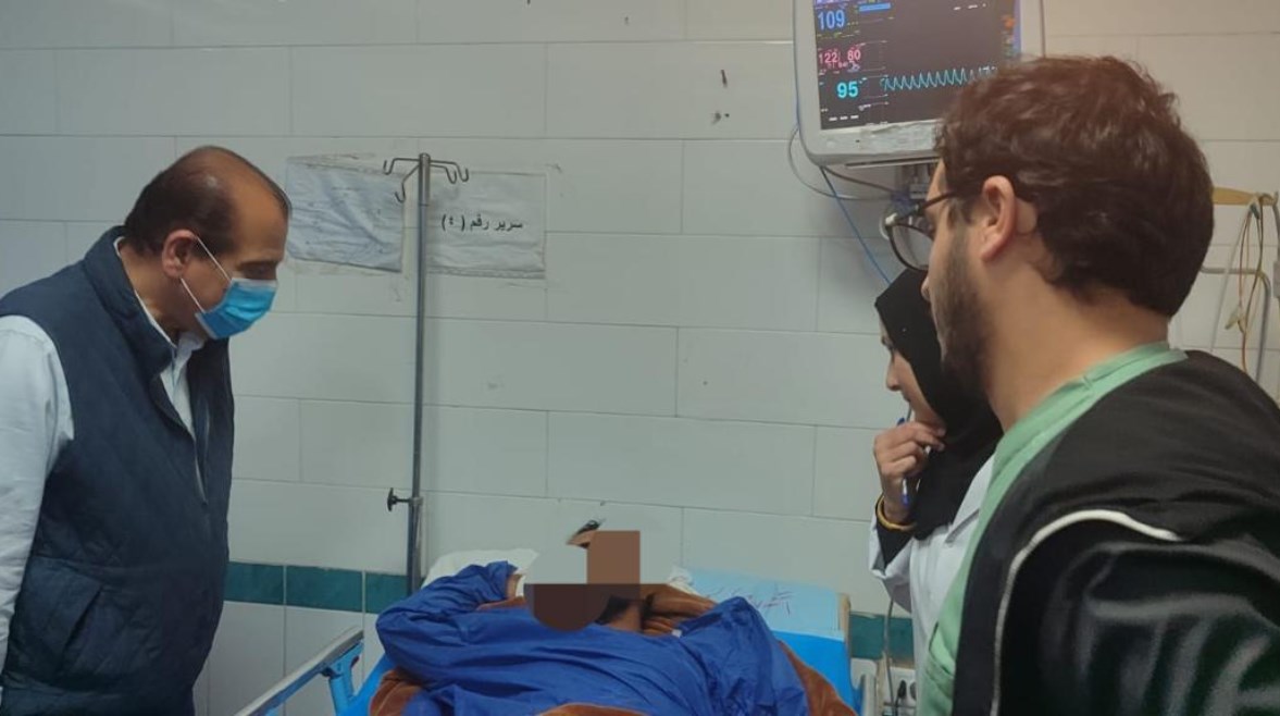 المصابين بحادث المنوفية