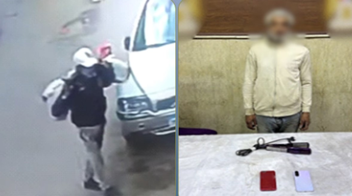 المتهم وجانب من الواقعة 