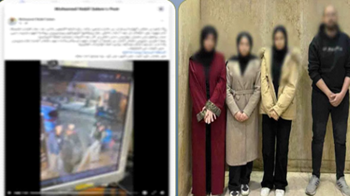 المتهمين وجانب من الواقعة