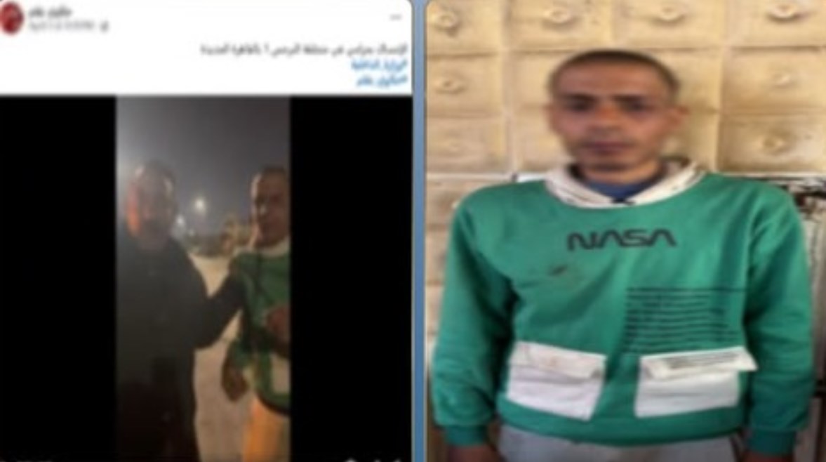 المتهم وجانب من الواقعة 