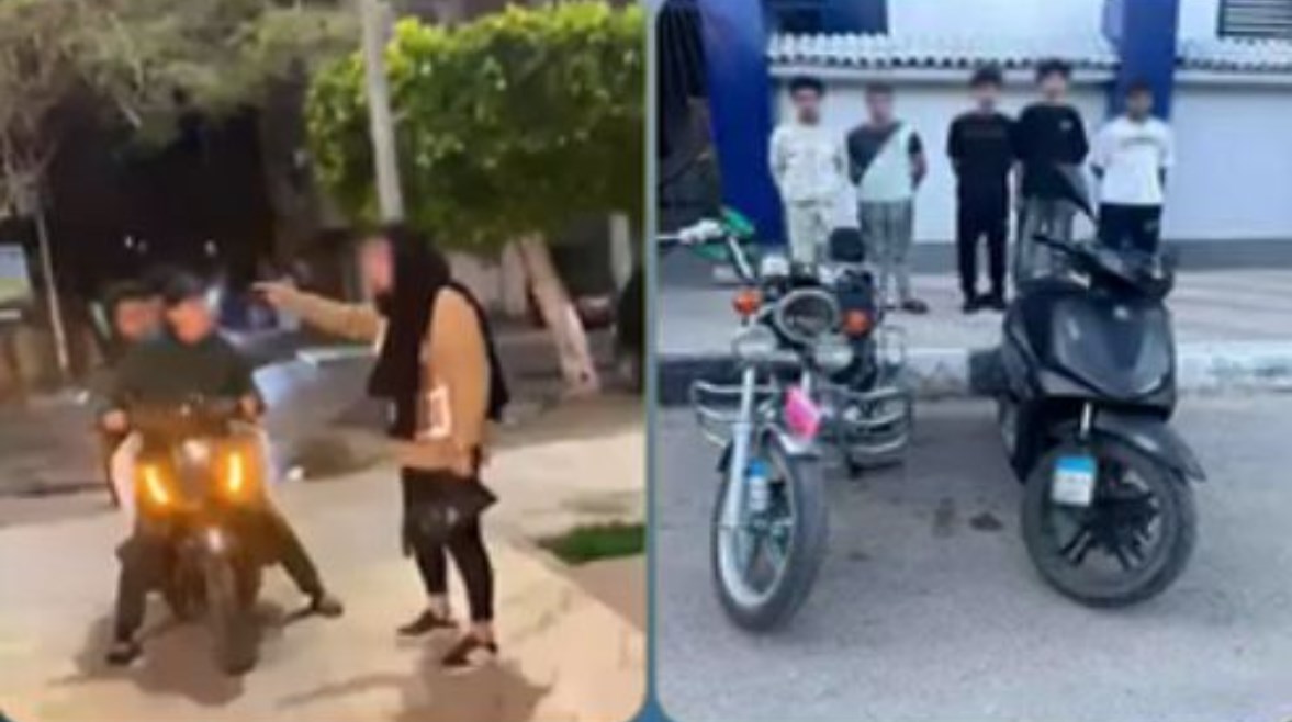 المتهمين وجانب من الواقعة