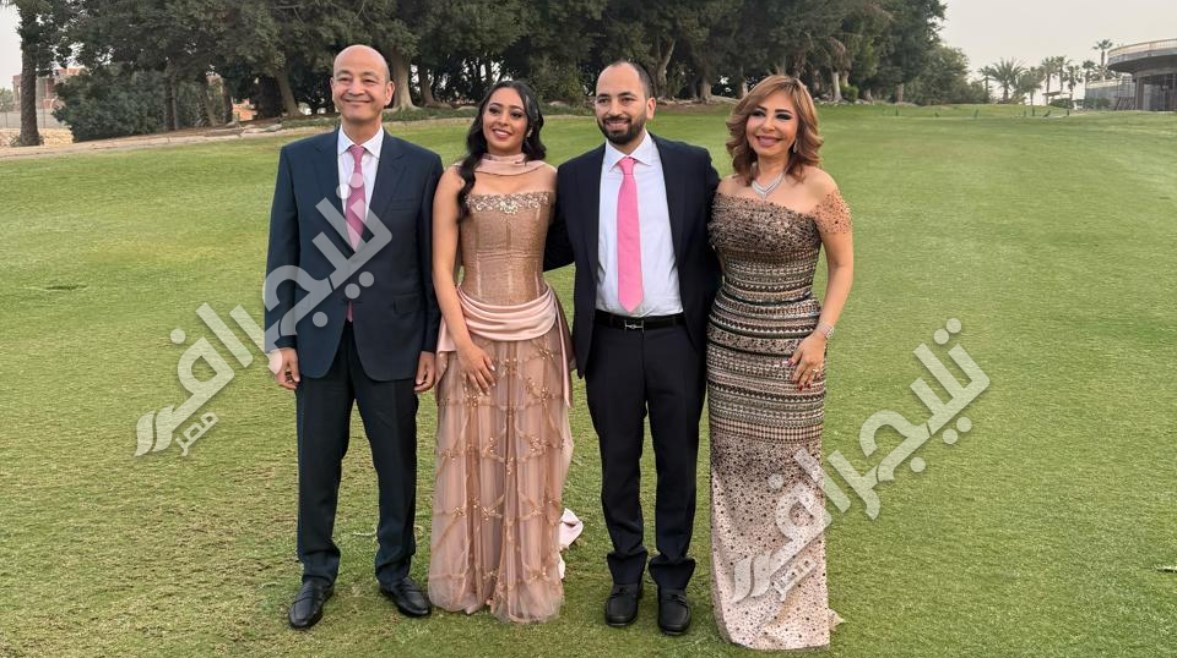 خطوبة ابن عمرو أديب ولميس الحديدي