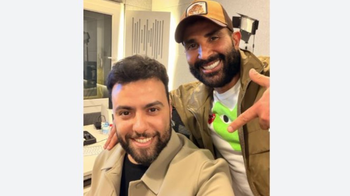 أحمد سعد والملحن مدين