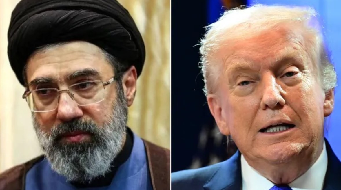 الرئيس الأمريكي دونالد ترامب، المرشد الإيراني الجديد مجتبى خامنئي 