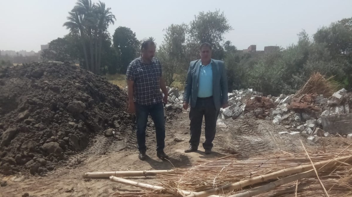 أثناء أعمال الإزالة 