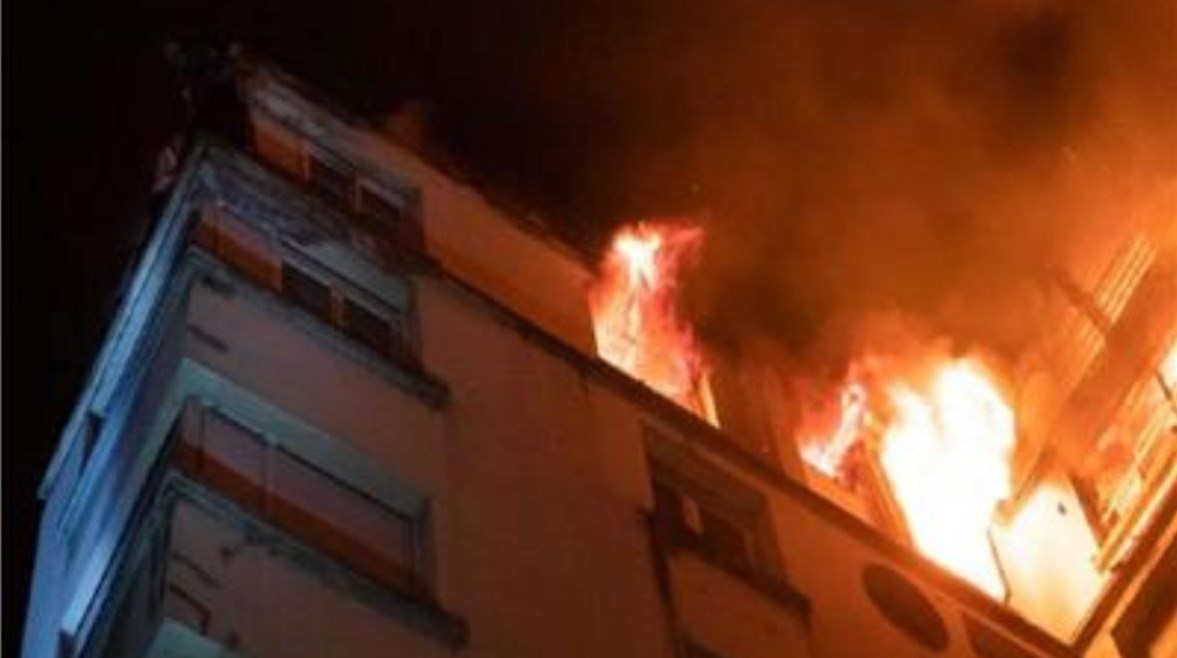 حريق شقة - أرشيفية 