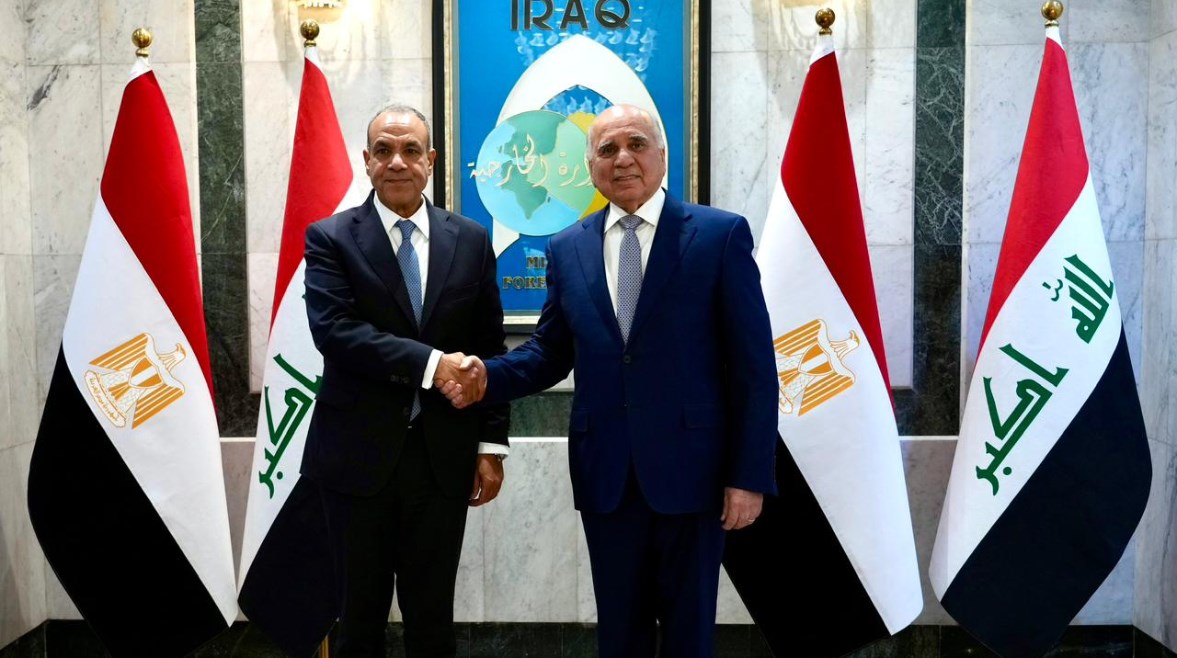 وزير الخارجية ونظيره العراقي