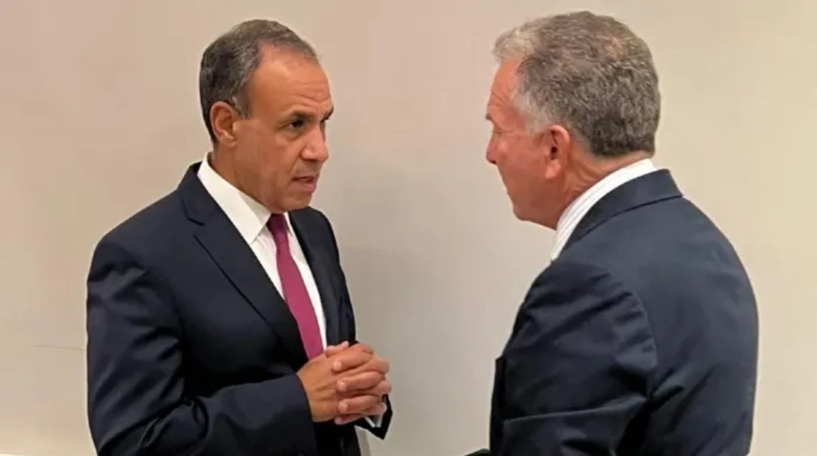 وزير الخارجية مع ستيف ويتكوف