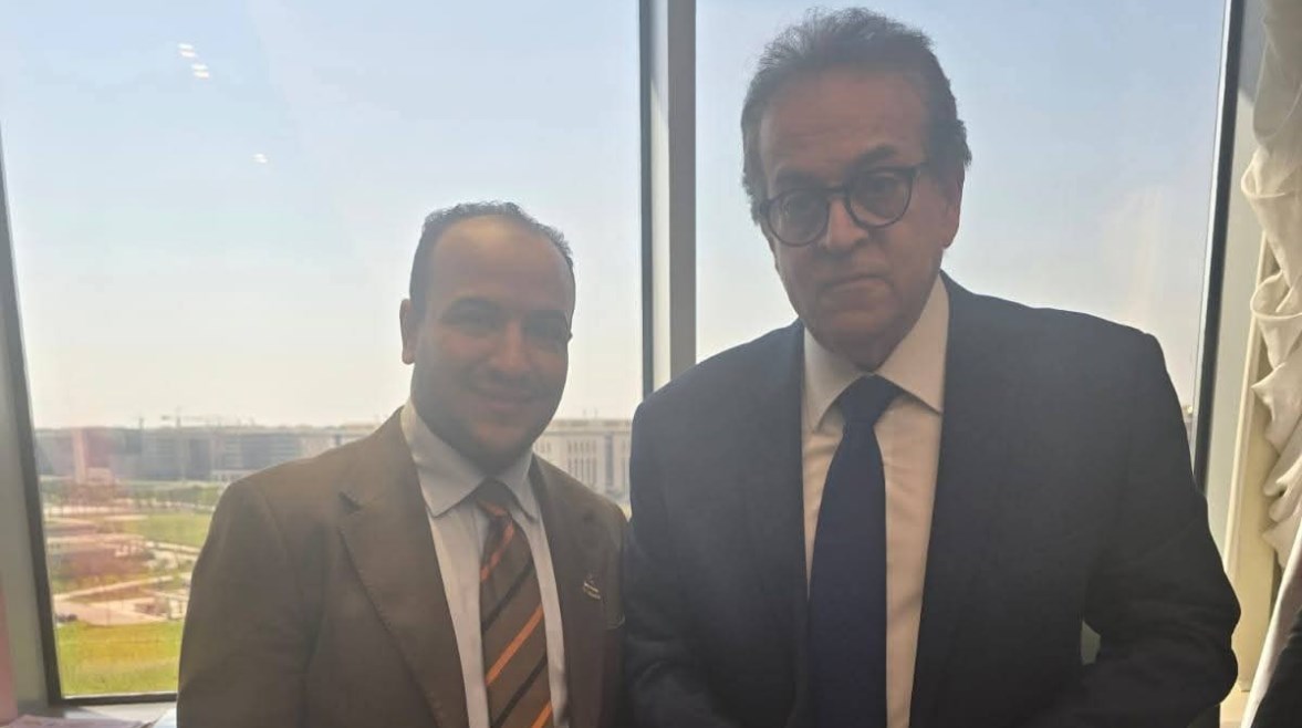 وزير الصحة والسكان، الدكتور خالد عبدالغفار، والنائب وسيم عثمان