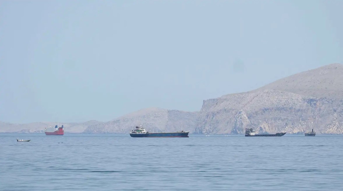 سفن في مضيق هرمز