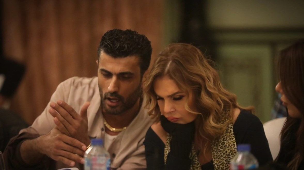  يسرا ومحمد سامي