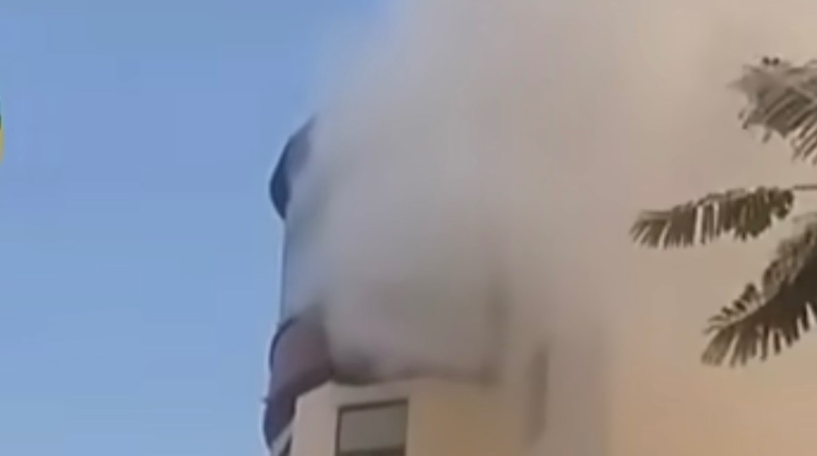 صورة من الحريق 