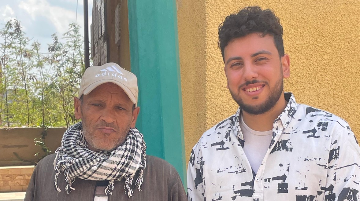 تربي ميت شهالة مع مراسل المنوفية