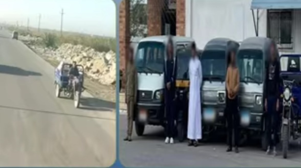 المتهمون وجانب من الواقعة 