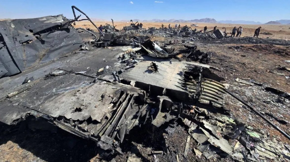 حطام طائرة أمريكية في إيران