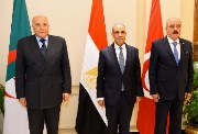وزير الخارجية ونظيريه التونسي والجزائري