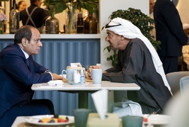 الرئيس عبد الفتاح السيسي ومحمد بن زايد