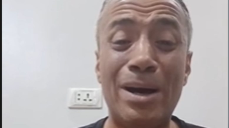 الشاب الظاهر بالفيديو