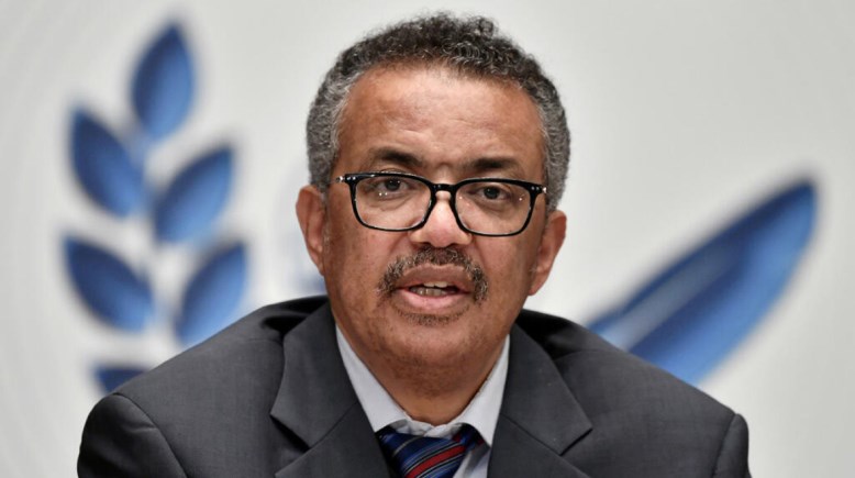 المدير العام لمنظمة الصحة العالمية، تيدروس أدهانوم جيبريسوس