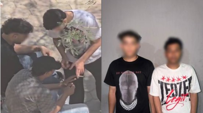 المتهمين وجانب من الواقة 