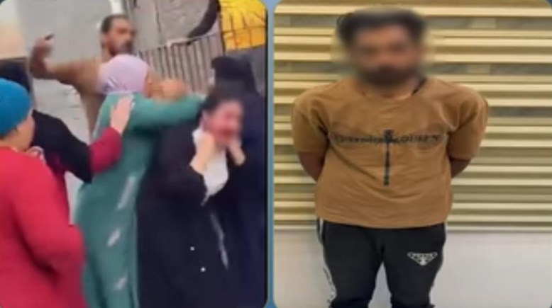 المتهم وجانب من الواقعة 