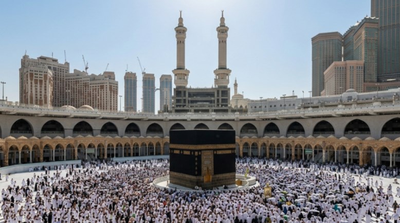 تعامد الشمس على الكعبة في يوم عرفة