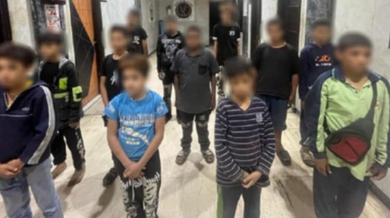 الأطفال المستغلين في أعمال التسول